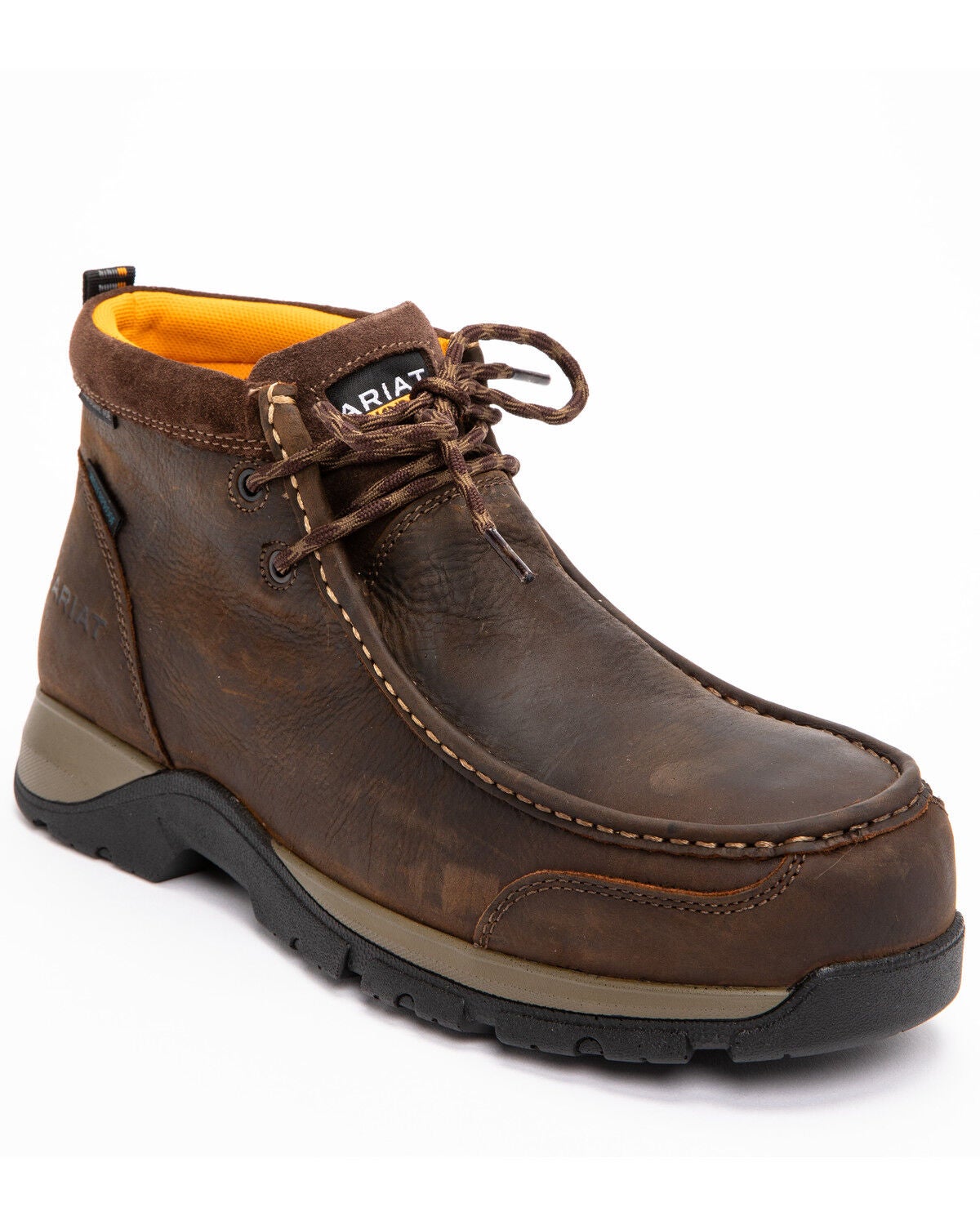 Ariat Men's Waterproof Edge LTE Moc Boots - Composite Toe, Dark Brown, hi-res