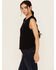 Image #2 - Idyllwind Women's Joya Jacquard Sleeveless Top, Black, hi-res