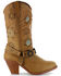 Image #2 - Dingo Women's Addie Concho Harness Boots - Round Toe, , hi-res