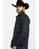 Image #3 - Outback Trading Co. Men's Black Clyde Big Flannel Shirt, Black, hi-res