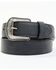 Image #1 - Cody James Men's Casual Billet Leather Belt, Black, hi-res