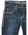 Cody James Toddler Boys' Night Hawk Medium Wash Mid Rise Stretch Relaxed Bootcut Jeans, Blue, hi-res