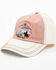 Image #1 - Catchfly Women's Desert Cowboy Ponytail Ball Cap, Red, hi-res