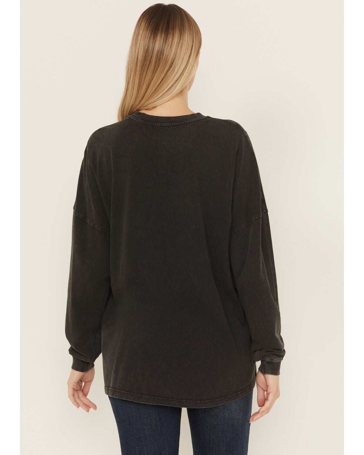 Image #4 - Ariat Women's Cowgirl Era Long Sleeve Graphic Tee, Black, hi-res