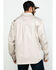 Image #2 - Hawx Men's Khaki Stretch Twill Long Sleeve Work Shirt, Beige/khaki, hi-res