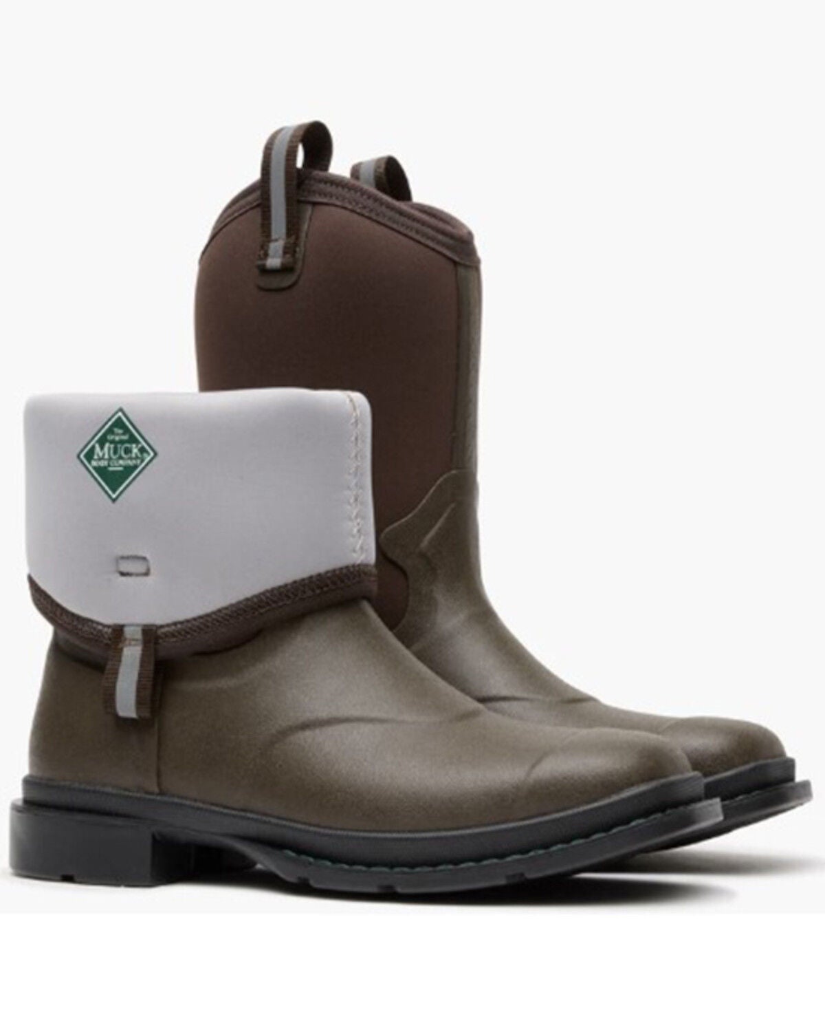 Image #4 - Muck Boots - Chore Western 12" Mid Boots - Soft Toe, Brown, hi-res
