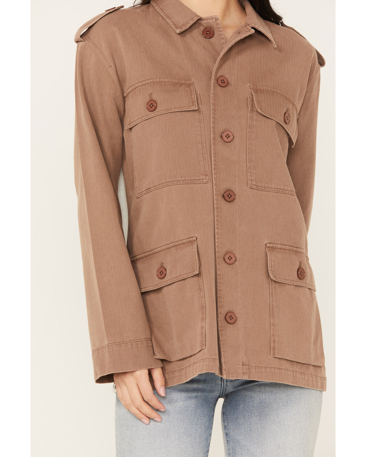 Image #3 - Wild Moss Women's Knit Back Howdy Jacket, Black, hi-res