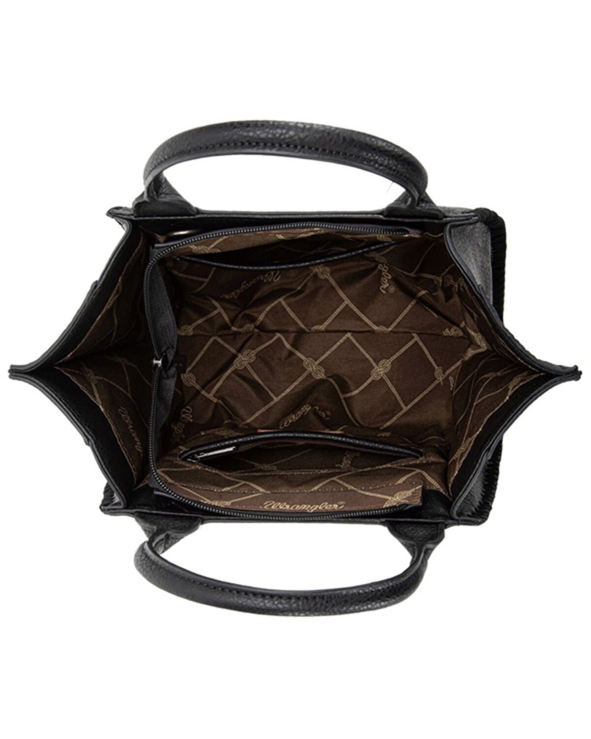 Image #3 - Wrangler Women's Jessie Tooled Concealed Carry Crossbody Bag, Black, hi-res