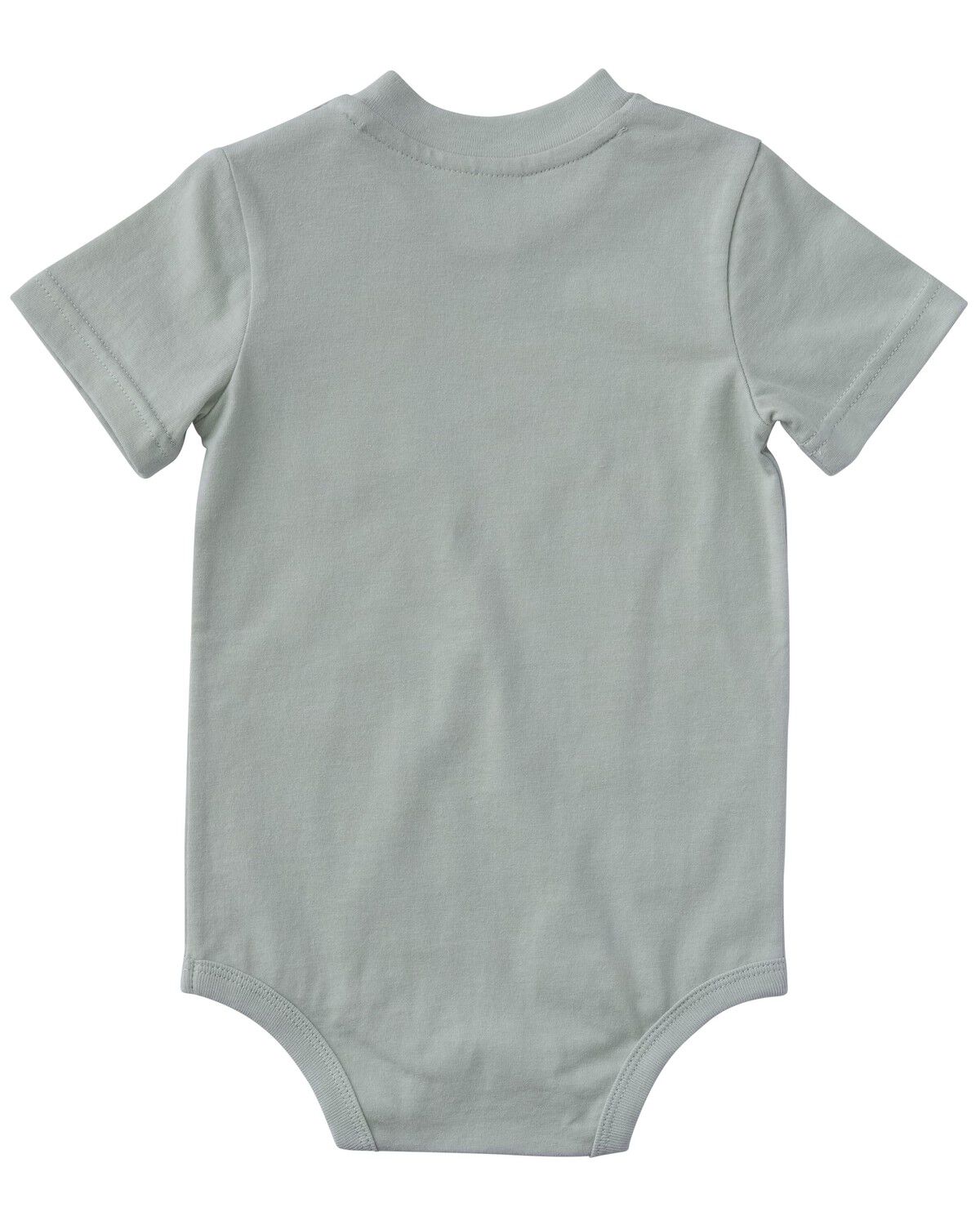 Image #2 - Carhartt Infant Boys' Logo Pocket Short Sleeve Onesie, Light Green, hi-res