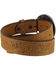 Image #2 - Justin Men's Floral Leather Trophy Belt, Brown, hi-res