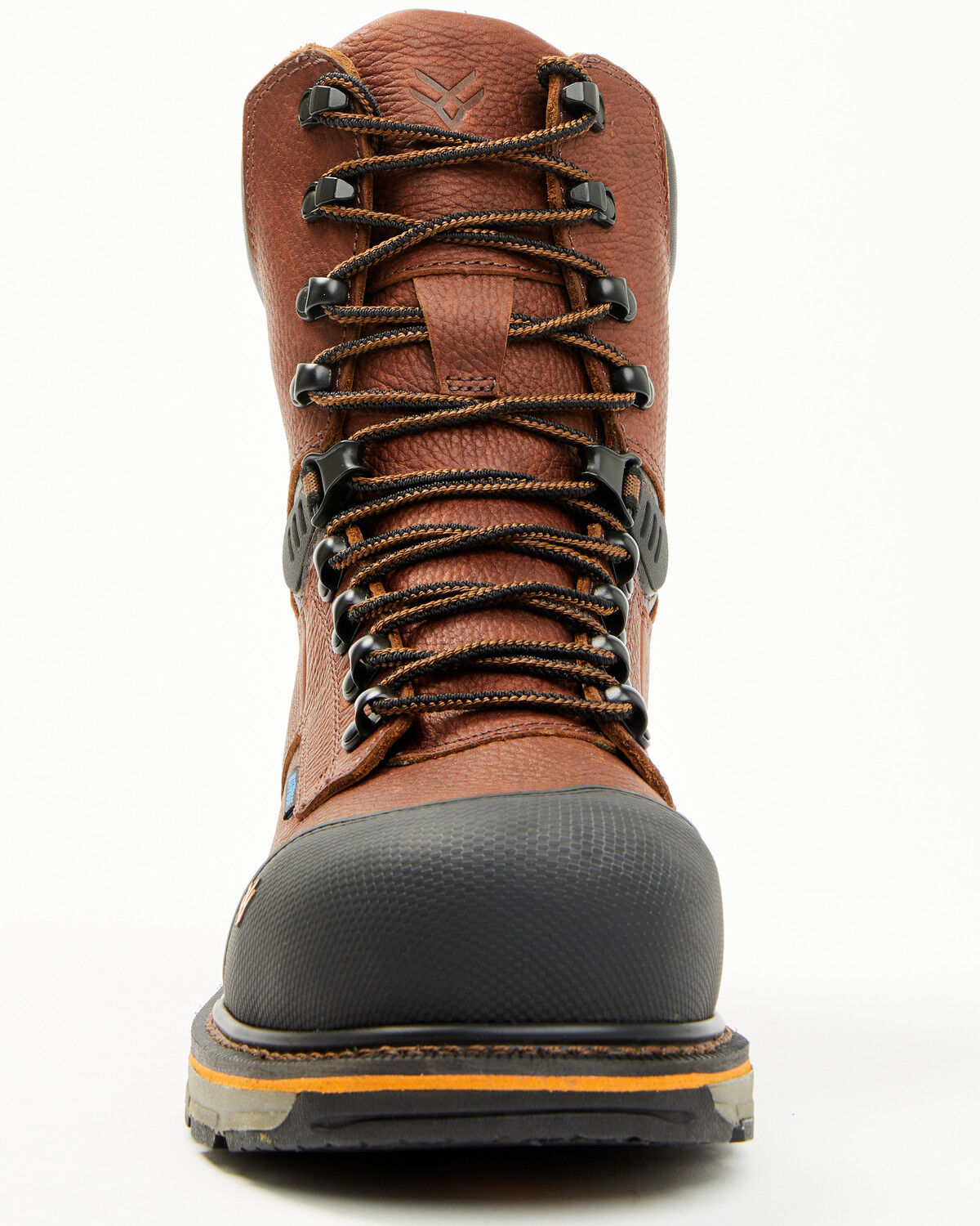 Image #4 - Hawx Men's 8" Enduro Heavy Industrial Lace-Up Waterproof Work Boots - Composite Toe, Dark Brown, hi-res