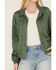 Image #3 - Ariat Women's Edgerton Embroidered Bomber Jacket , Dark Green, hi-res