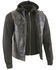 Image #1 - Milwaukee Leather Men's Club Style Zip Front Vest and Full Sleeve Hooded Jacket, , hi-res