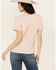 Image #4 - Wrangler Women's Live Free Short Sleeve Graphic Tee, Peach, hi-res