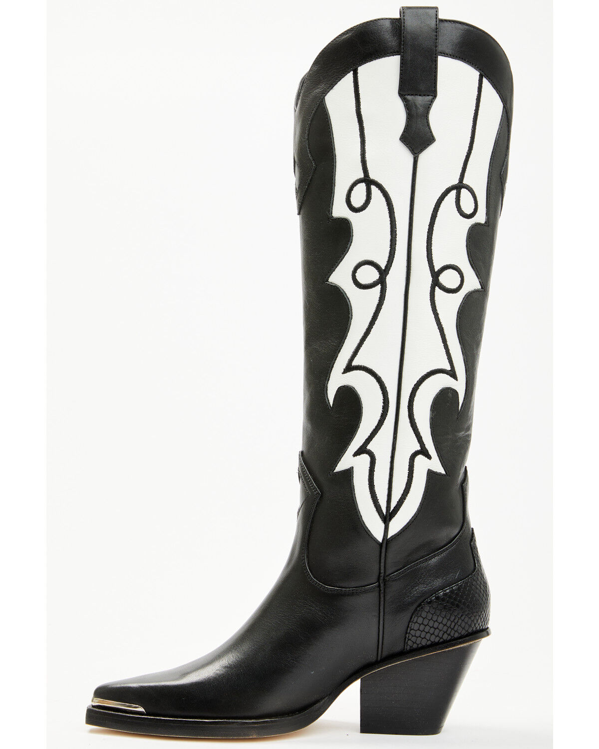 Image #3 - Wonderwest Women's Gailia Tall Fashion Boots - Snip Toe, Black/white, hi-res