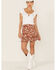 Image #2 - Patrons of Peace Women's Hyland Knit Crop Top, White, hi-res