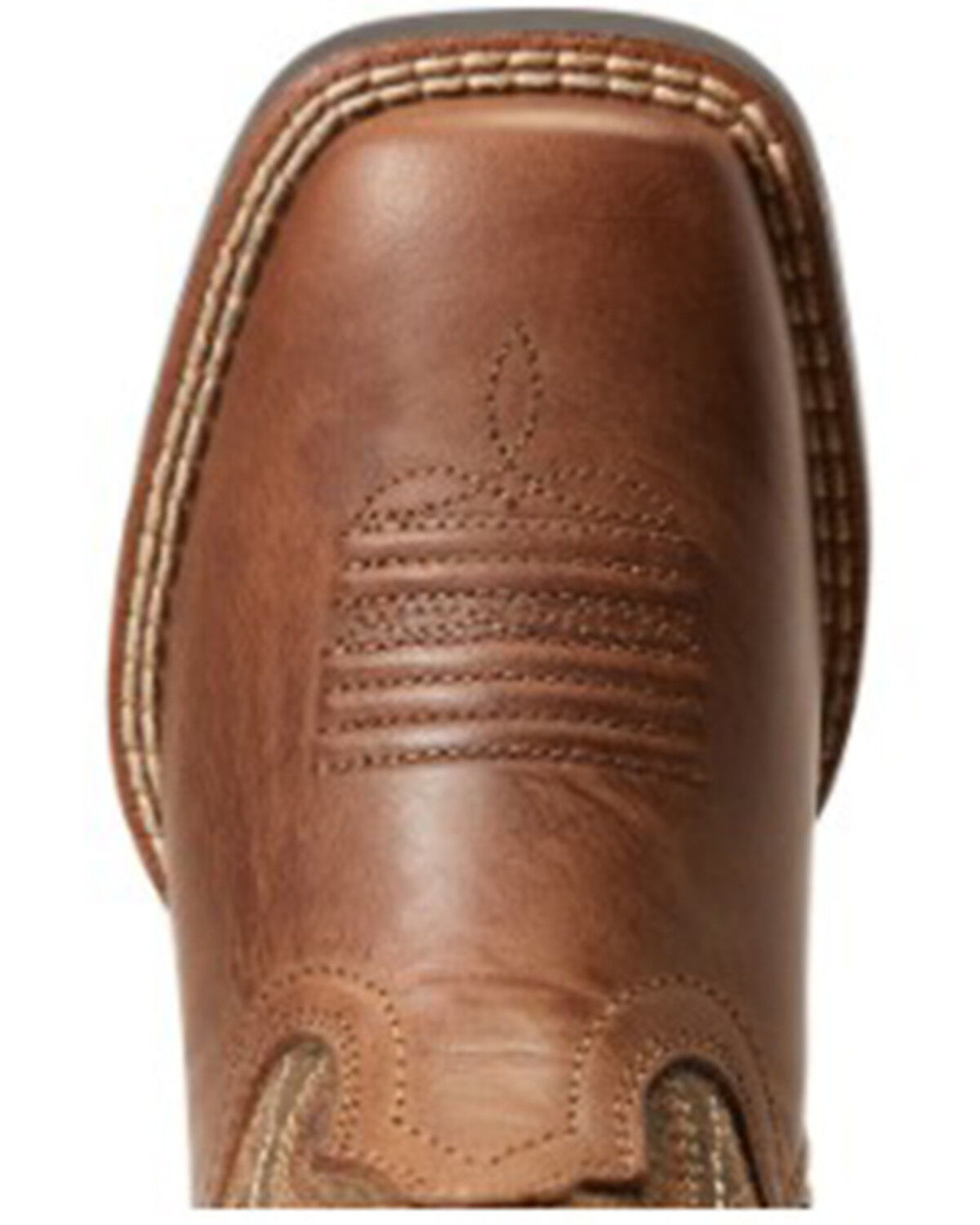 Image #4 - Ariat Boys' Amos Easy Fit Western Boot - Broad Square Toe, Brown, hi-res