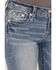 Image #4 - Miss Me Women's Medium Wash Wing Embroidered 30" Bootcut Stretch Jeans, Medium Wash, hi-res
