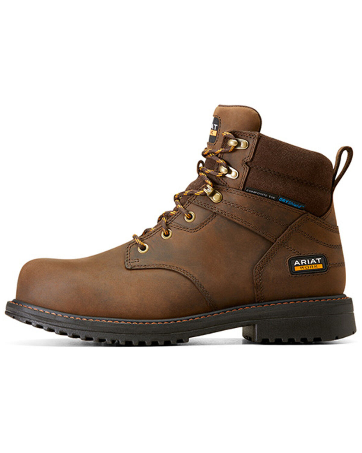 Image #2 - Ariat Men's 6" RigTEK CSA Waterproof Work Boots - Composite Toe, Brown, hi-res