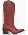 Image #2 - Lane Women's Off The Record Patent Leather Tall Western Boots - Snip Toe, Ruby, hi-res