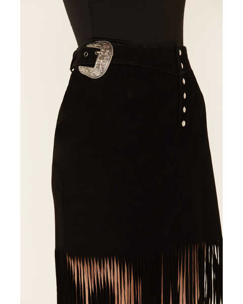 Image #3 - Double D Ranchwear Women's Dee Skirt, Black, hi-res