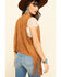 Image #2 - Vocal Women's Studded Fringe Vest, Camel, hi-res