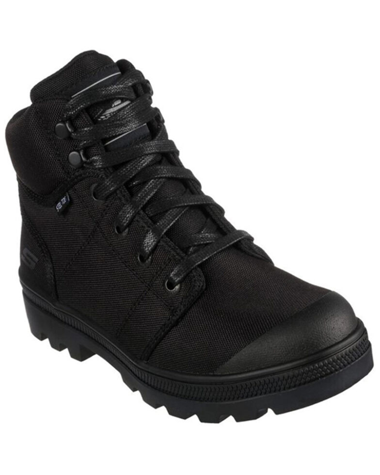 Skechers Women's Rotund Darragh Work Lace-Up Boot - Safety Toe, Black, hi-res