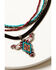 Image #2 - Shyanne Women's Dakota Longhorn Beaded Necklace & Earrings Set, Silver, hi-res
