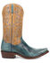 Image #2 - Dan Post Men's Exotic Snake Western Boots - Snip Toe, Blue, hi-res