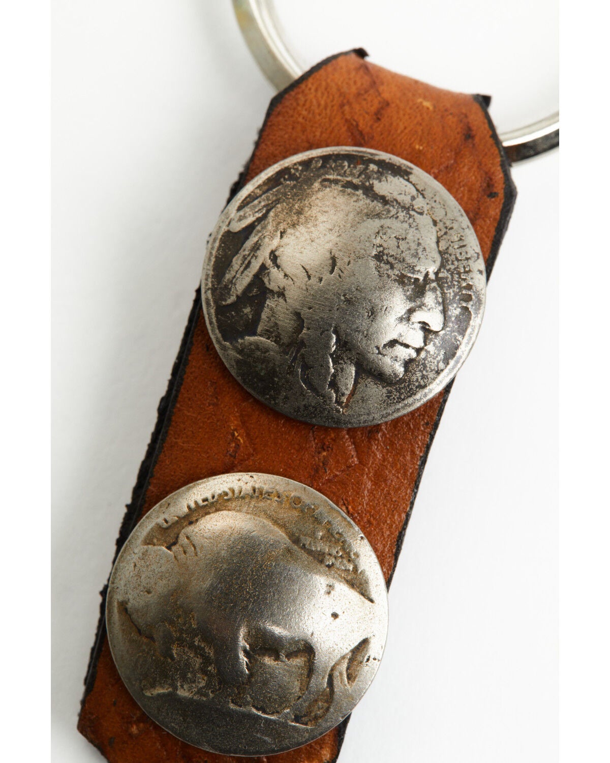Image #2 - Paige Wallace 2 Nickel Key Chain, Brown, hi-res