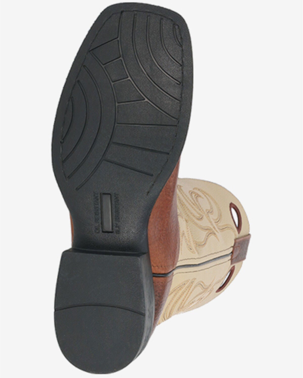 Image #6 - Smoky Mountain Men's Cedar Performance Western Boots - Broad Square Toe, Brown, hi-res