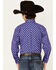 Panhandle Select Boys' Purple All-Over Print Long Sleeve Button-Down Western Shirt , Purple, hi-res