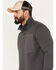Brothers & Sons Men's Button Mock Pullover, Charcoal, hi-res