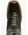 Image #6 - Dan Post Women's Exotic Python Western Boots - Broad Square Toe, Black, hi-res