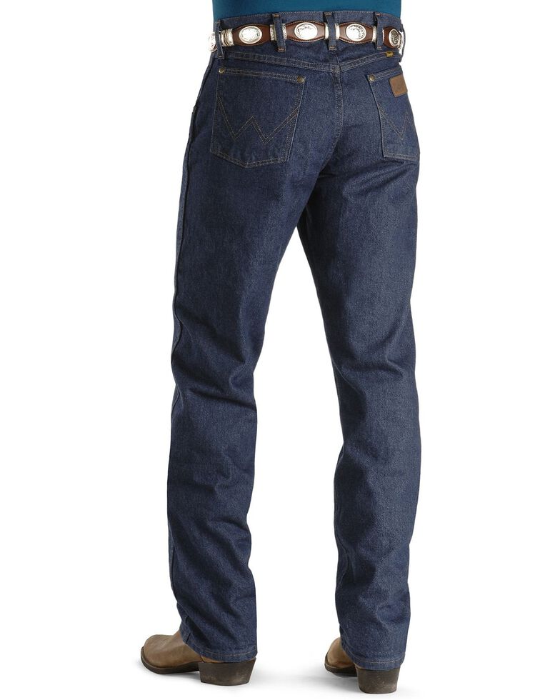 Wrangler Men's 47MWZ Original Fit Prewashed Jeans - 44" to 50" Waist, Indigo, hi-res
