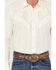 Image #3 - Wrangler Men's Rodeo Ben Jacquard Solid Long Sleeve Snap Western Shirt , Ivory, hi-res