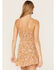 Image #4 - Sadie & Sage Women's Love Nest Floral Print Mini Dress, Camel, hi-res
