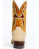 Dan Post Men's Exotic Sea Bass Skin Western Boots - Broad Square Toe, Brown, hi-res