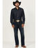 Image #1 - Wrangler Retro Men's Richland Dark Wash Slim Bootcut Stretch Denim Jeans, Dark Wash, hi-res