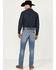 Image #3 - Wrangler Retro Men's Beauford Light Wash Slim Bootcut Stretch Denim Jeans - Tall , Light Wash, hi-res