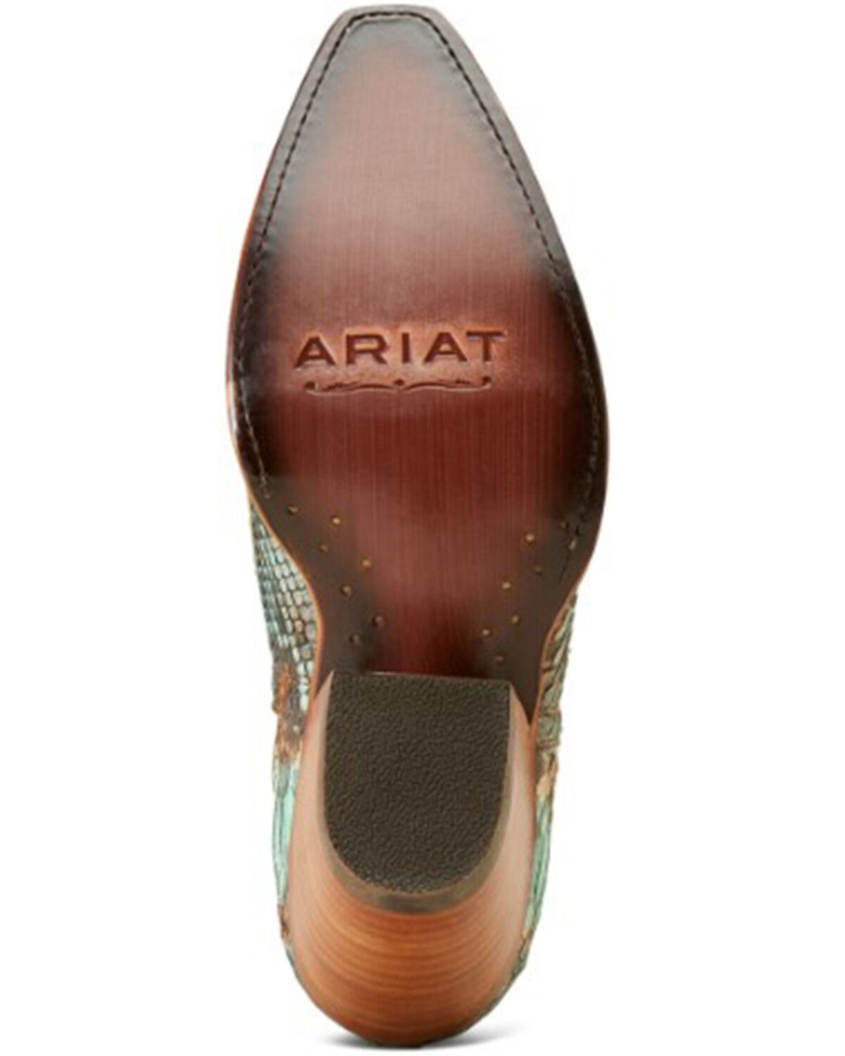 Image #5 - Ariat Women's Dixon Python Western Booties - Snip Toe, Blue, hi-res