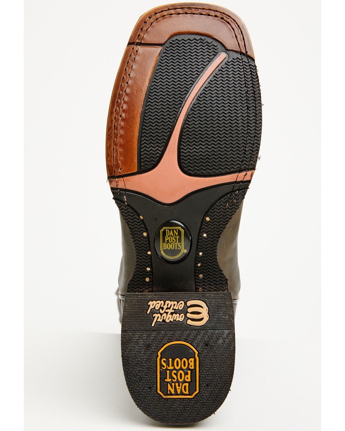 Image #7 - Dan Post Women's Kendall Western Performance Boots - Broad Square Toe, Black, hi-res