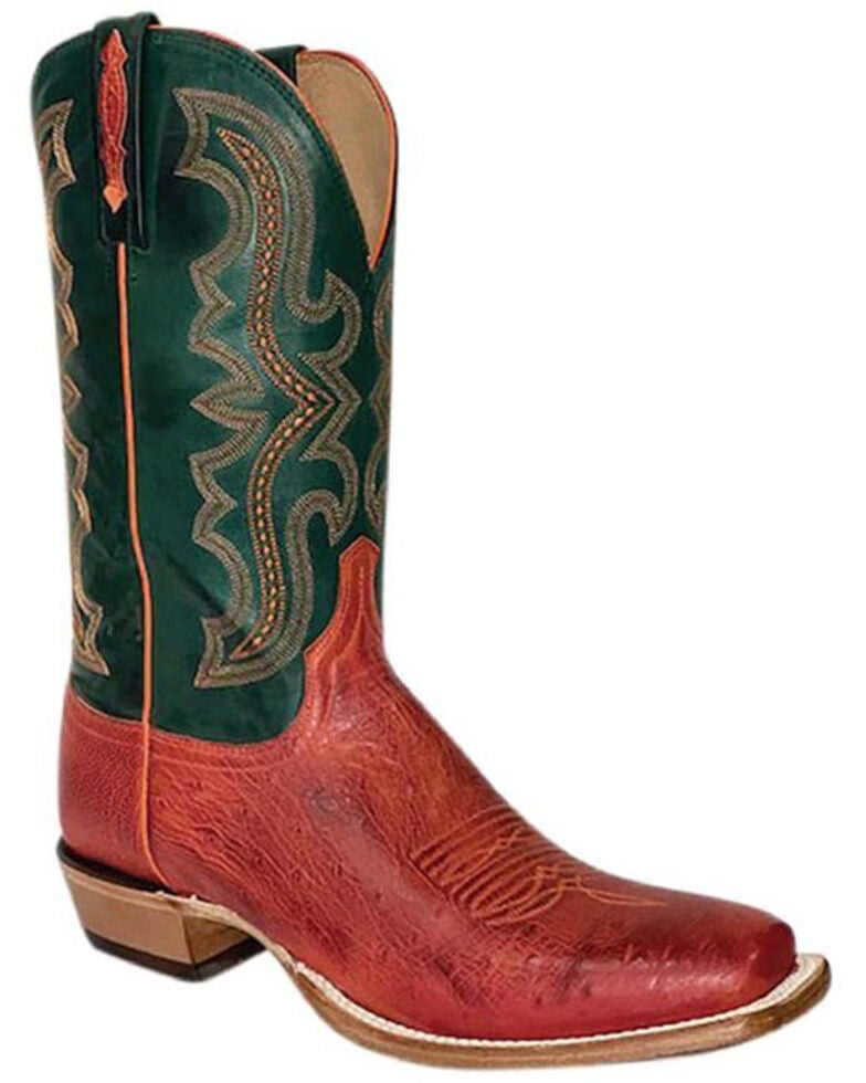 Men's Lucchese Broad Square Toe Cowboy Boots - Sheplers