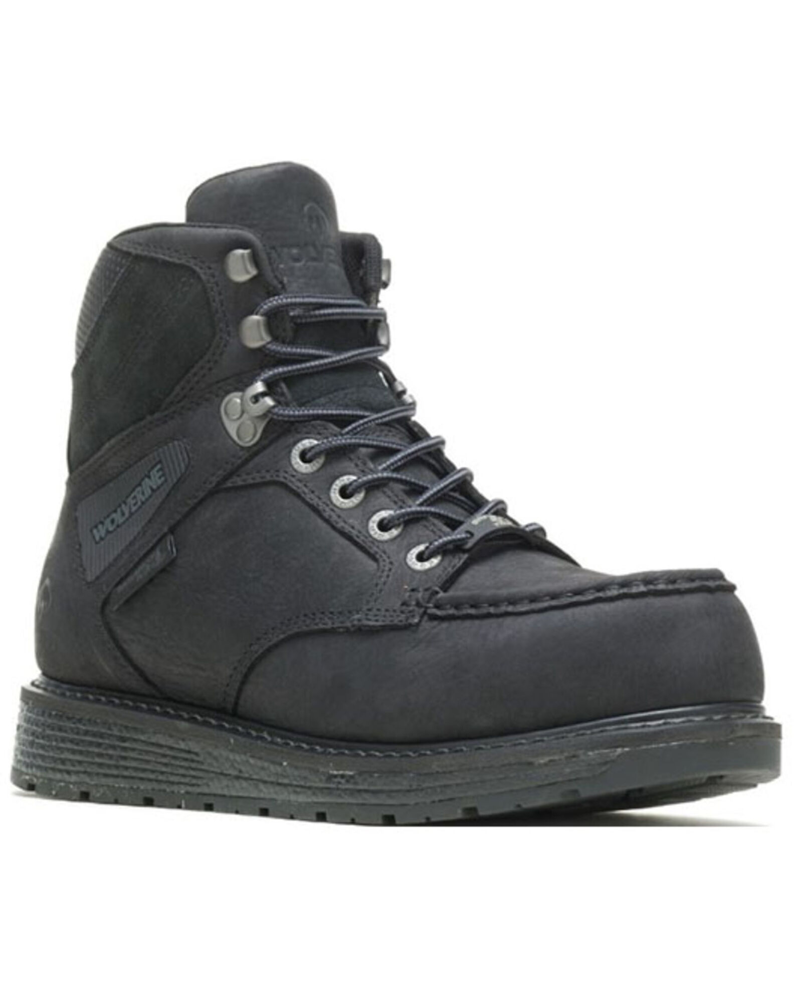 Image #1 - Wolverine Men's Hellcat Ultraspring Work Boots - Composite Toe, Black, hi-res