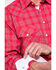 Image #4 - Resistol Men's Connemara Med Plaid Long Sleeve Western Shirt , Pink, hi-res