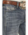Image #2 - Rock & Roll Denim Men's Double Barrel Medium Wash Straight Denim Jeans, Medium Wash, hi-res