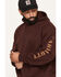 Image #3 - Carhartt Men's Paxton Rain Defender&trade; Graphic Hooded Sweatshirt, Burgundy, hi-res