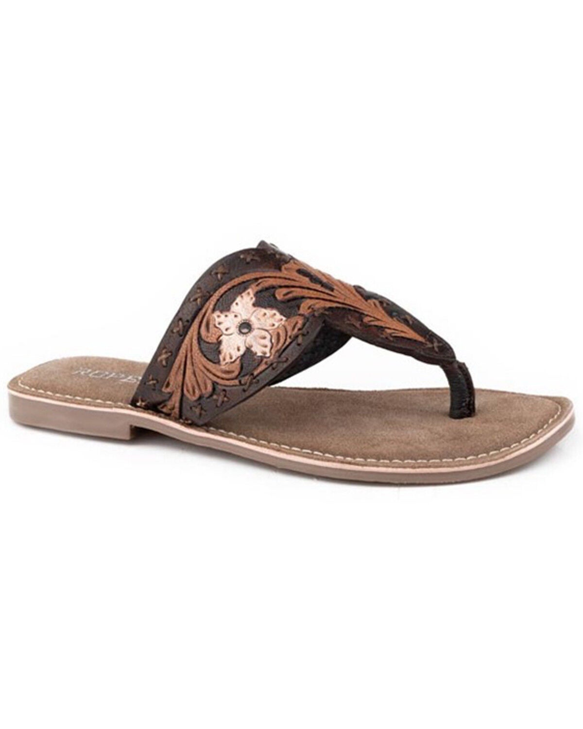 Roper Women's Juliet Sandals, Brown, hi-res