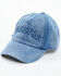 Image #1 - Shyanne Women's Denim Cowboy Hat Baseball Cap , Blue, hi-res
