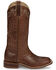 Image #2 - Justin Women's Stella Western Boots - Broad Square Toe, Tan, hi-res